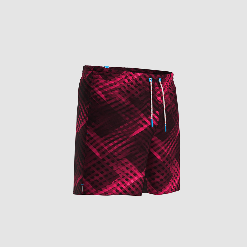 Arena M Beach Boxer Allover Beach Short in VIOLETT