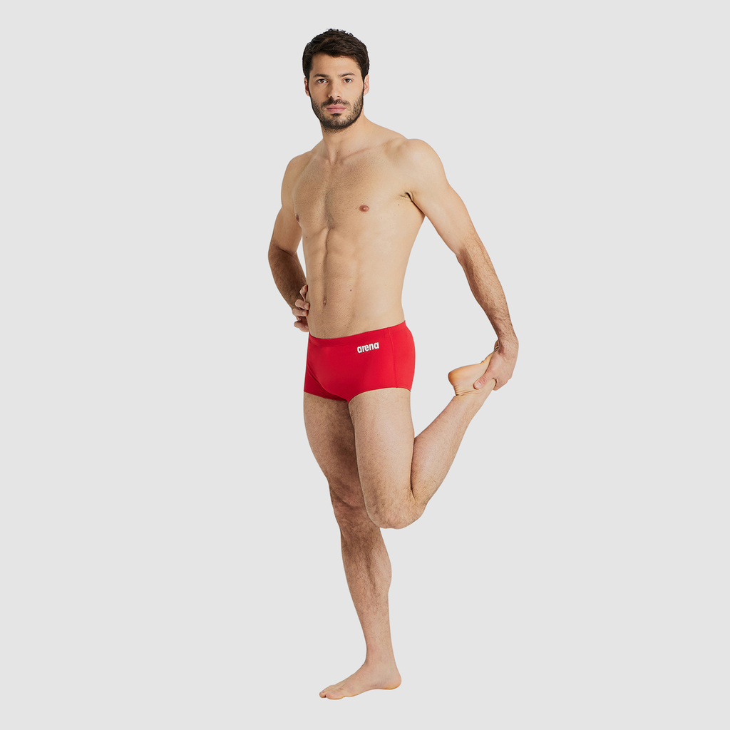 Arena Team Swim Low Waist Short Solid in ROT