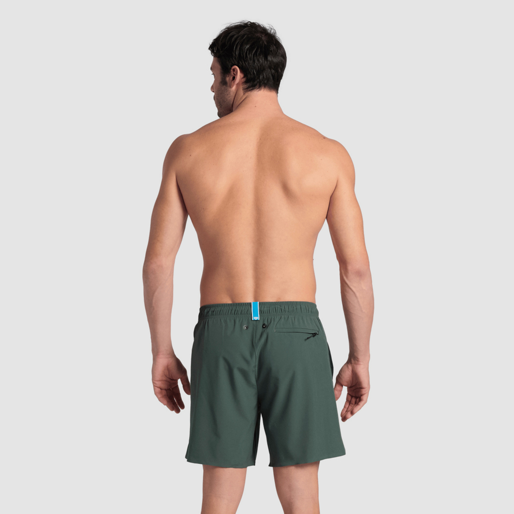 M Arena Evo Beach Boxer Solid Beach Short sage model_bild_back_brandshop