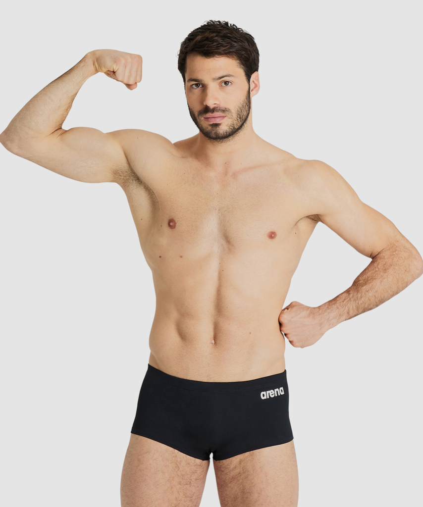 Team Swim Low Waist Short Solid black/white model_bild_brandshop