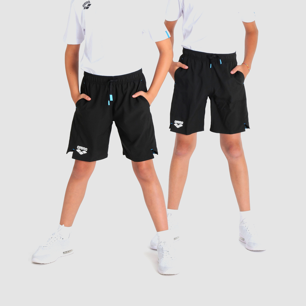 Arena Team Bermuda Panel Short in SCHWARZ