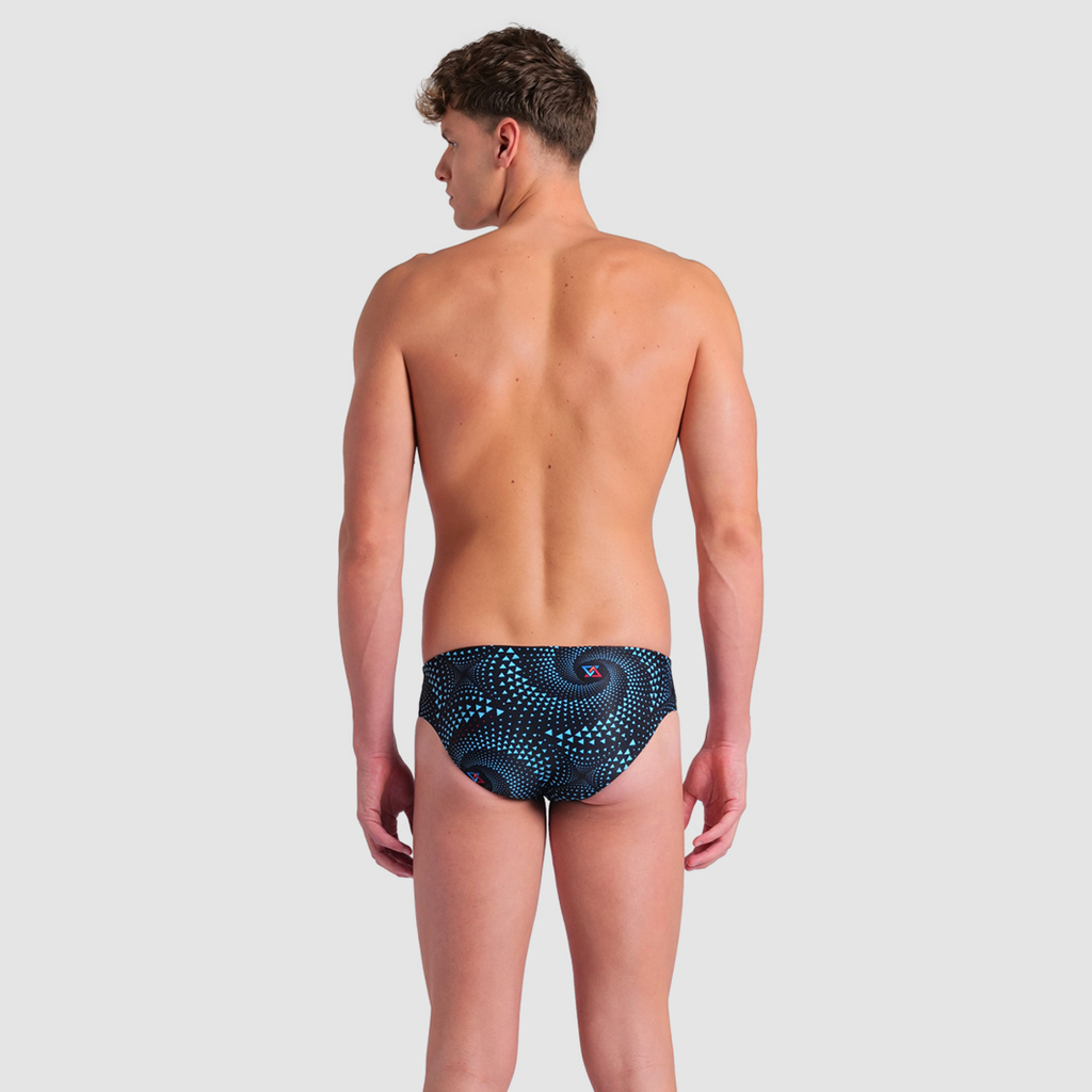 M Arena Fireflow Swim Briefs Swim Slip black multi model_bild_back_brandshop