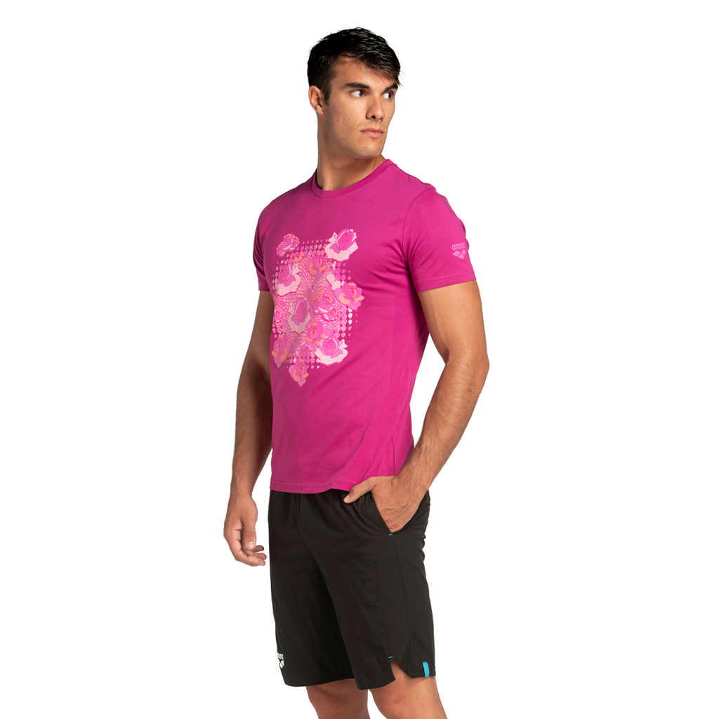 Arena W S/S Tee Breast Cancer T-Shirt in PINK