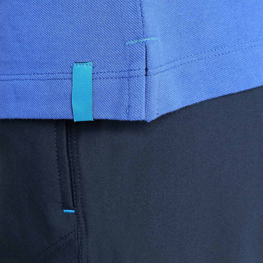 Arena Team Poloshirt Solid Cotton in BLAU