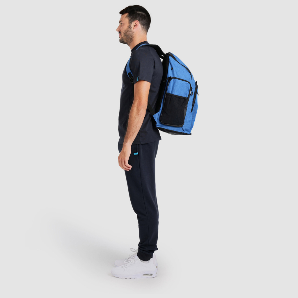 Team Backpack 45 Sportrucksack team royal melange rueckseite_bild_brandshop