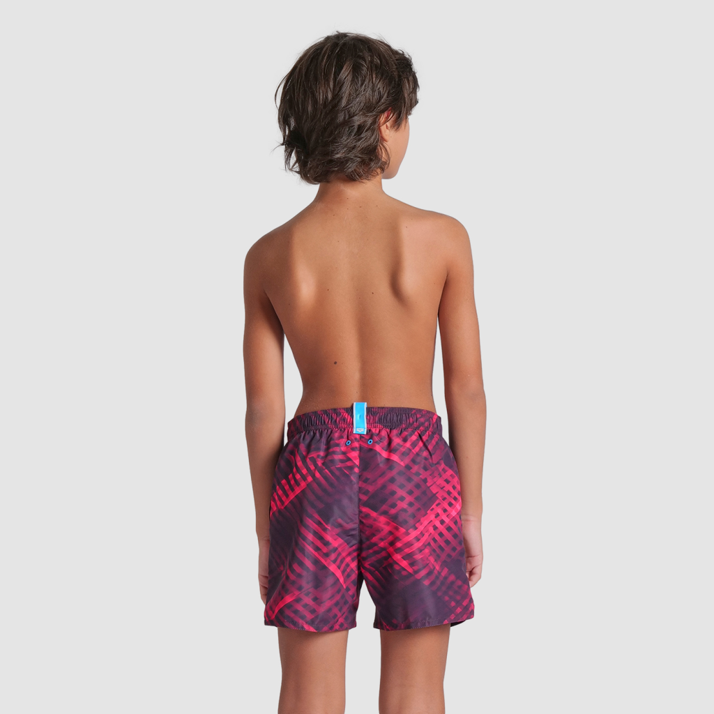 Arena B Beach Boxer Allover Beach Short in VIOLETT