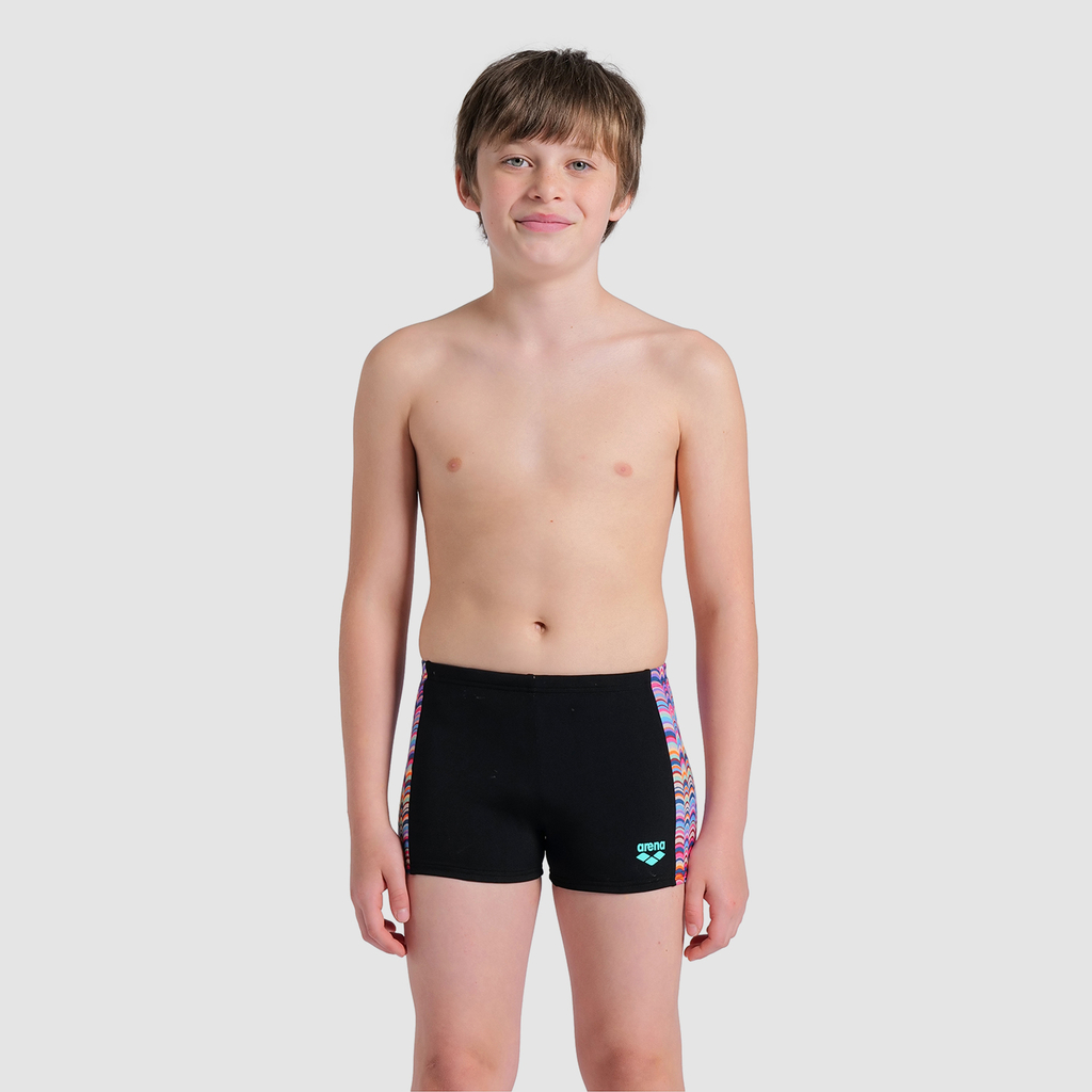 B Arena Ondulation Swim Short Swim Short black/multi violet Hauptbild_brandshop