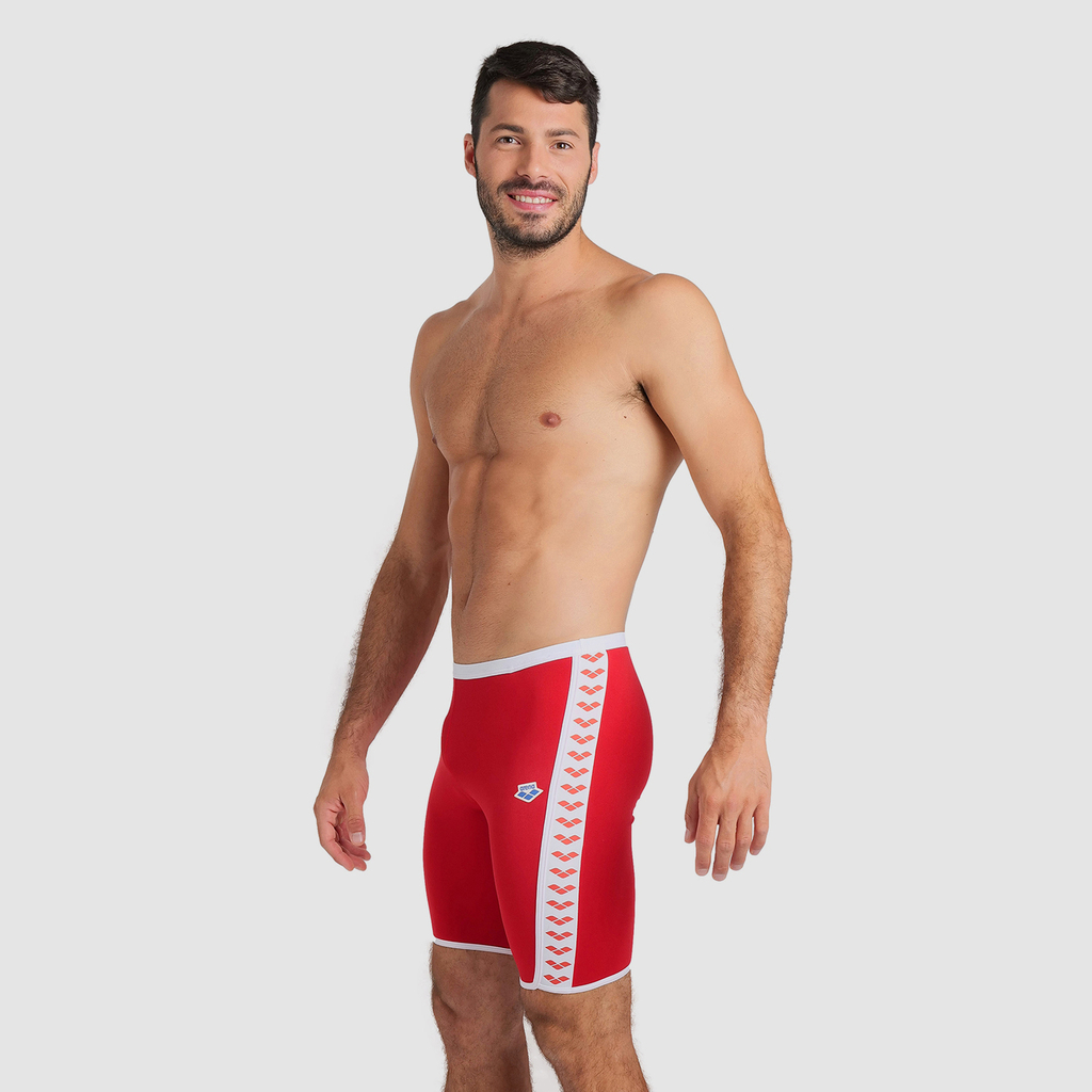 Arena Icons Swim Jammer Solid red/white Hauptbild_brandshop