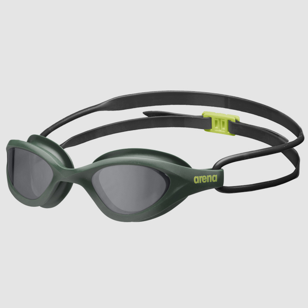 arena 365 Goggle Trainingsschwimmbrille smoke/deep green/black Hauptbild_brandshop