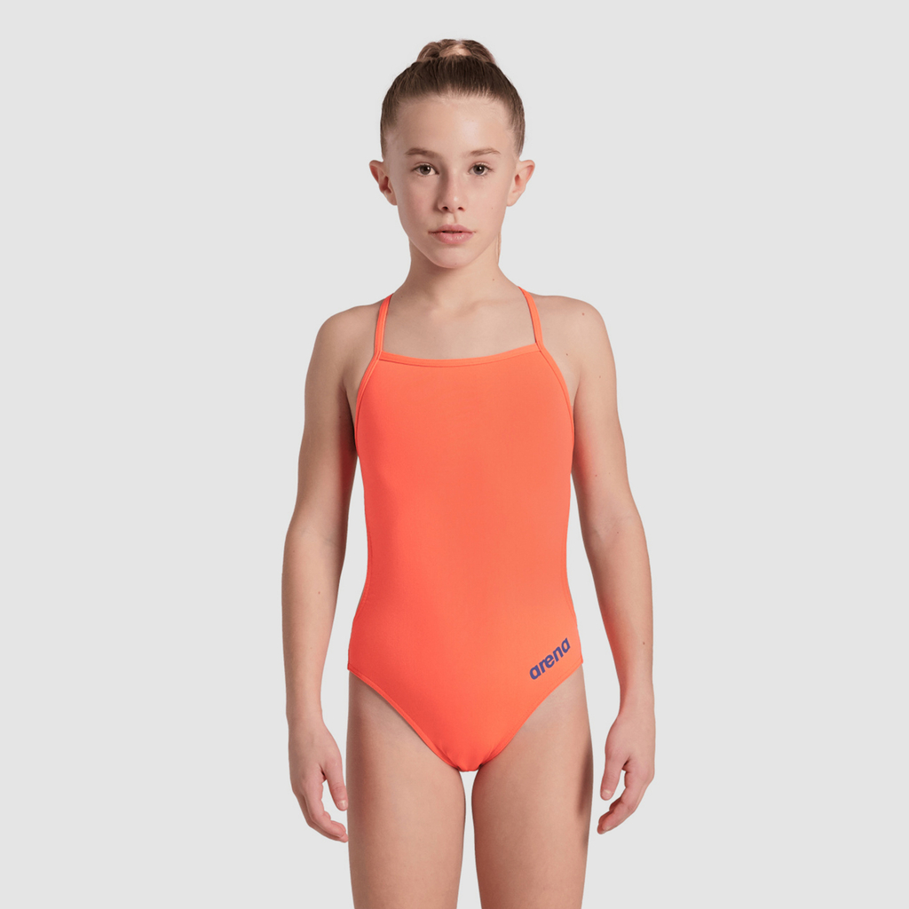 Team Swimsuit Challenge Solid Badeanzug bright coral model_bild_brandshop