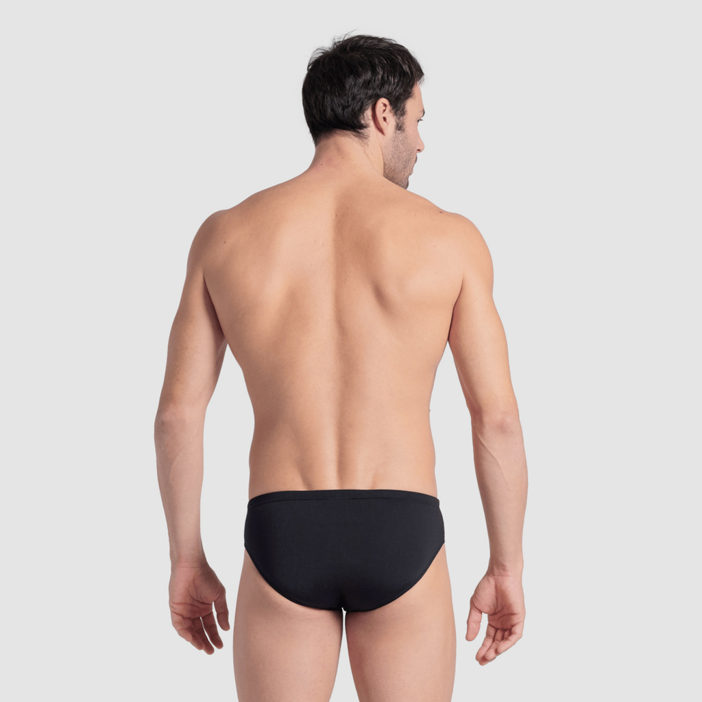 M Arena Reflecting Swim Briefs Swim Slip black model_bild_back_brandshop