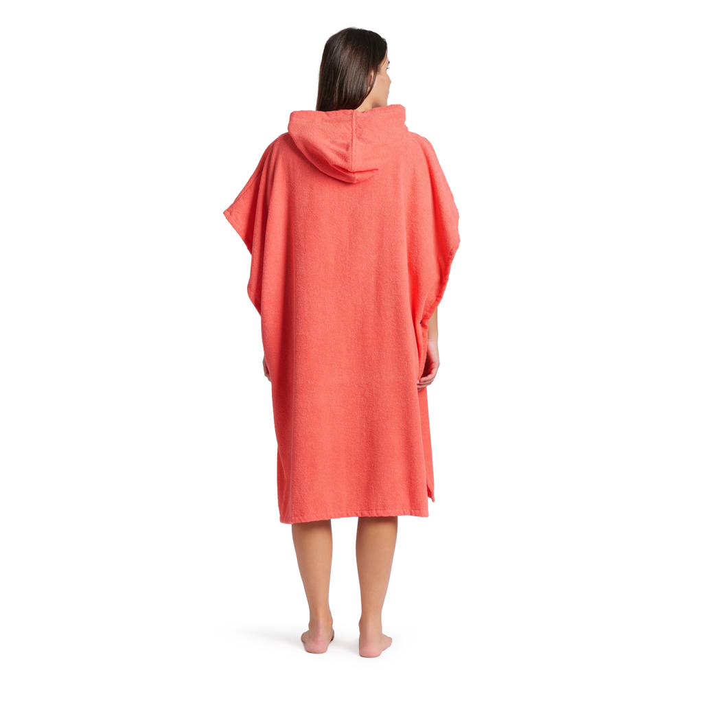 Arena Arena Cotton Poncho in ROT