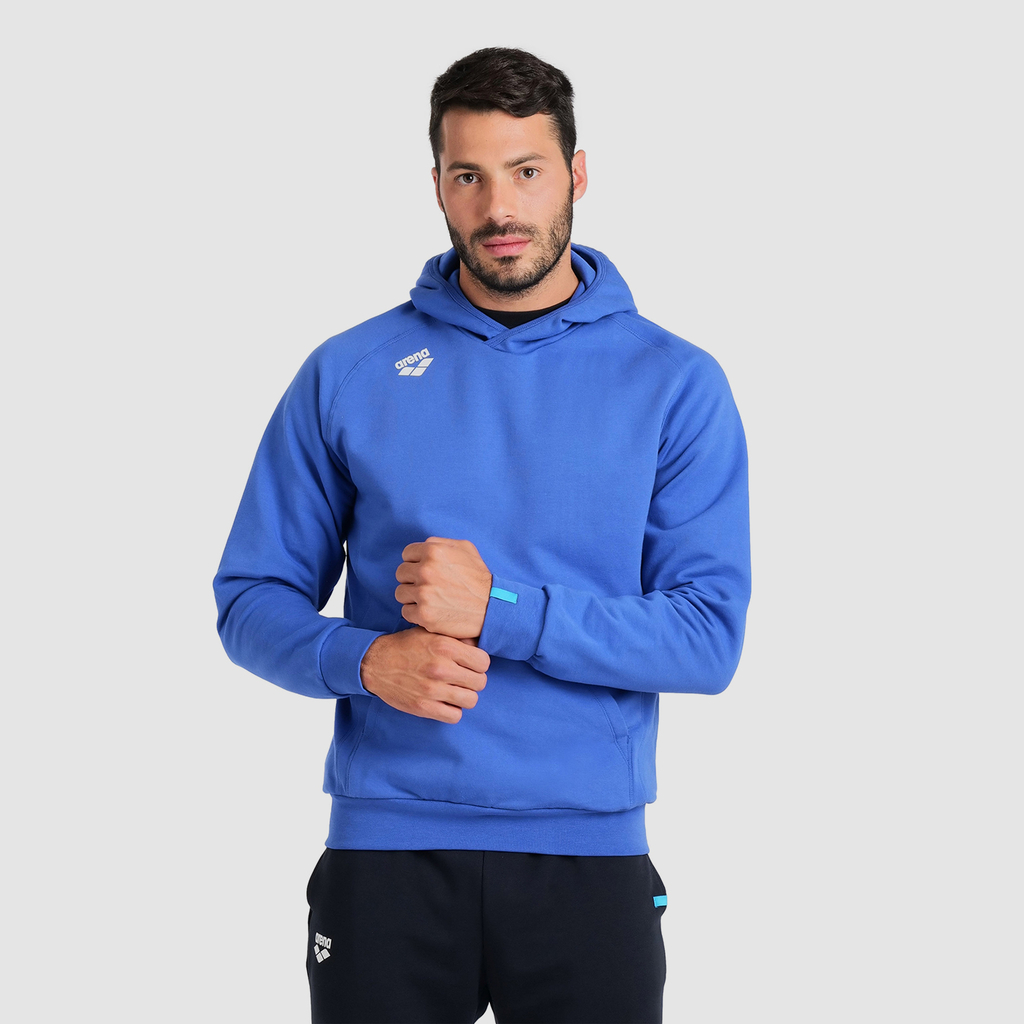 Team Hooded Sweat Panel royal model_bild_brandshop