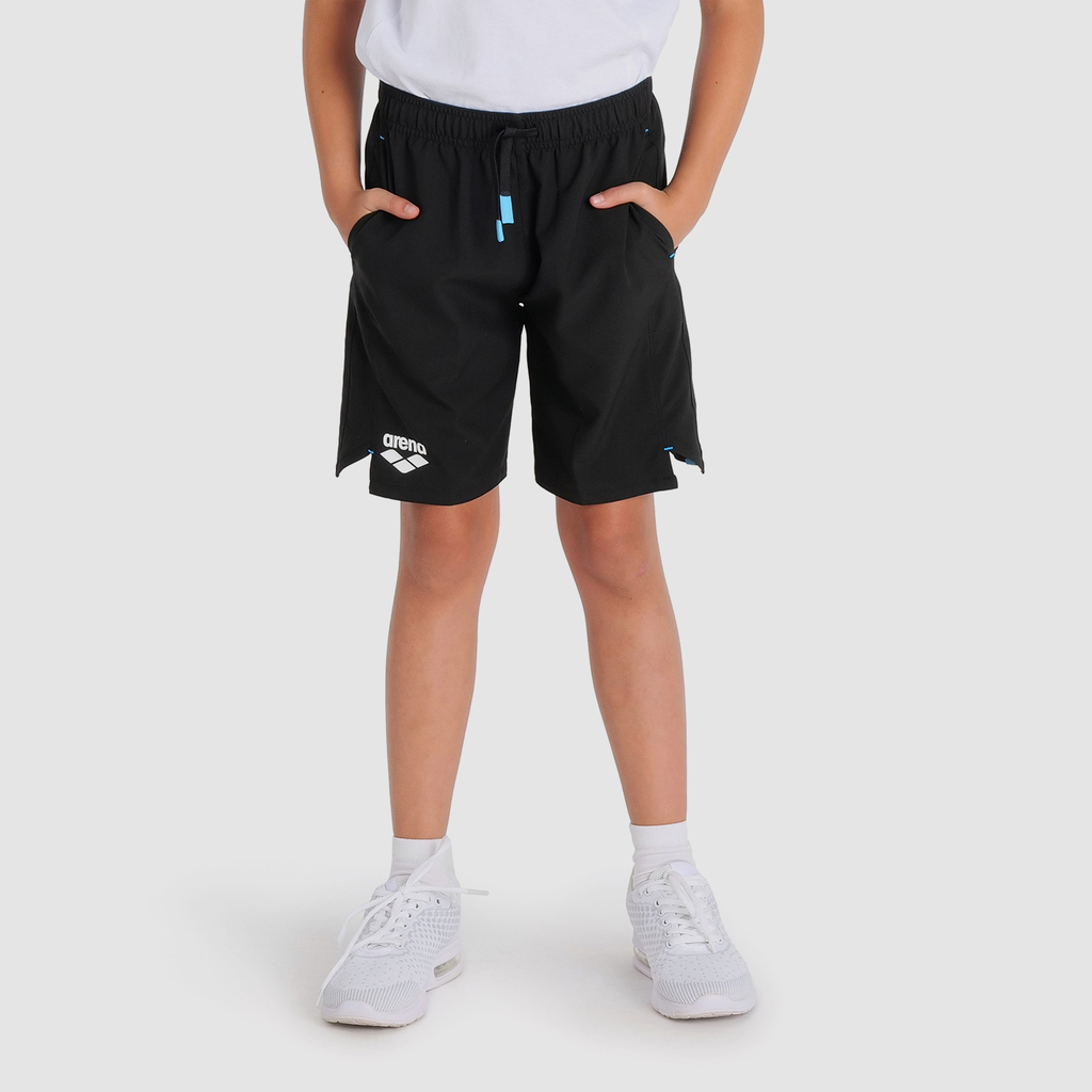 Arena Team Bermuda Panel Short in SCHWARZ