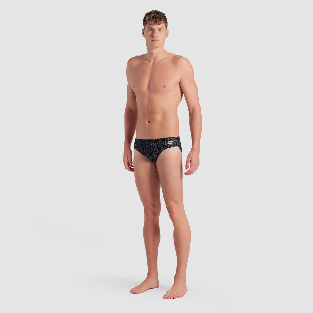 Arena M Arena Monogram Swim Briefs Swim Slip in SCHWARZ