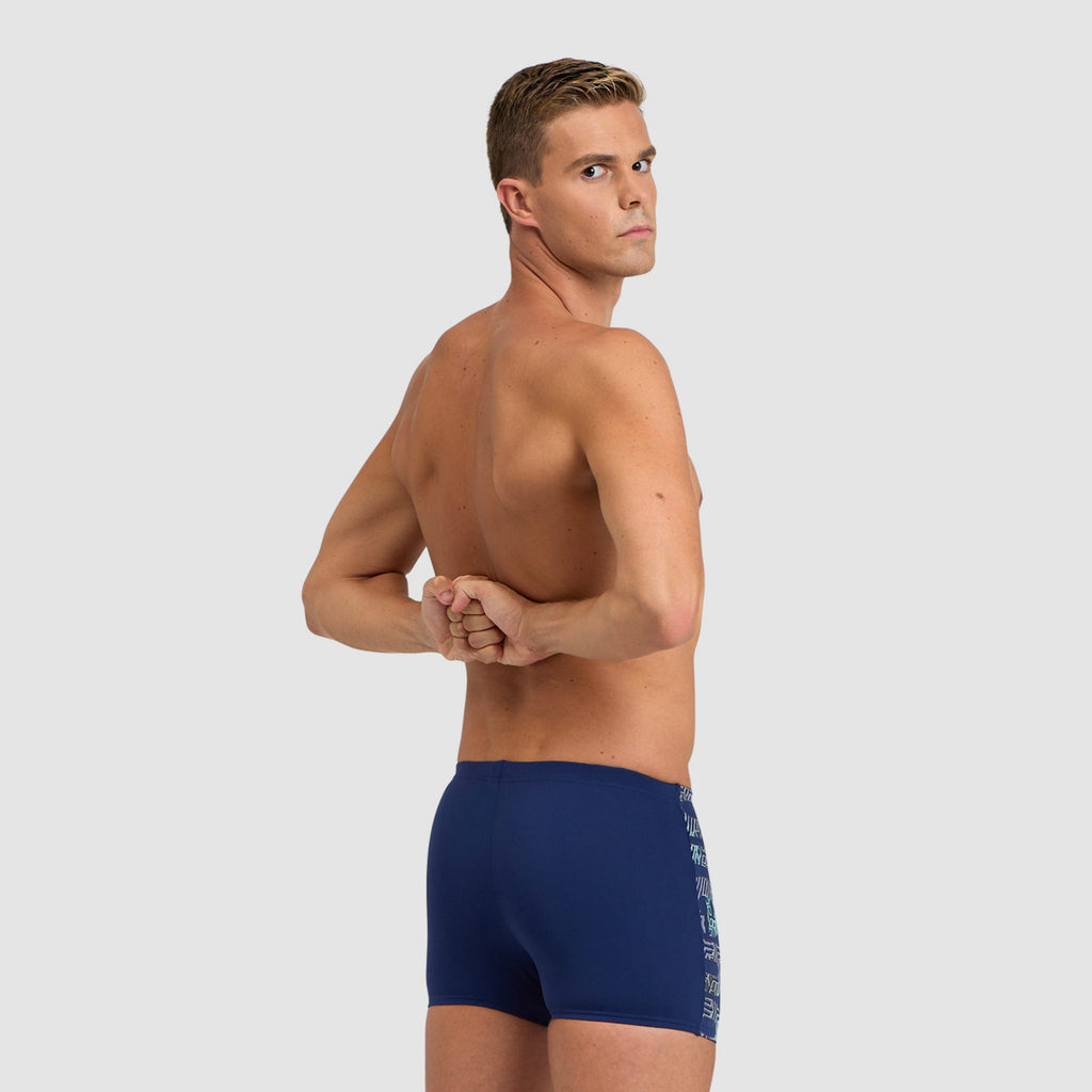 Arena Kikko Pro Swim Short Graphic navy model_bild_back_brandshop