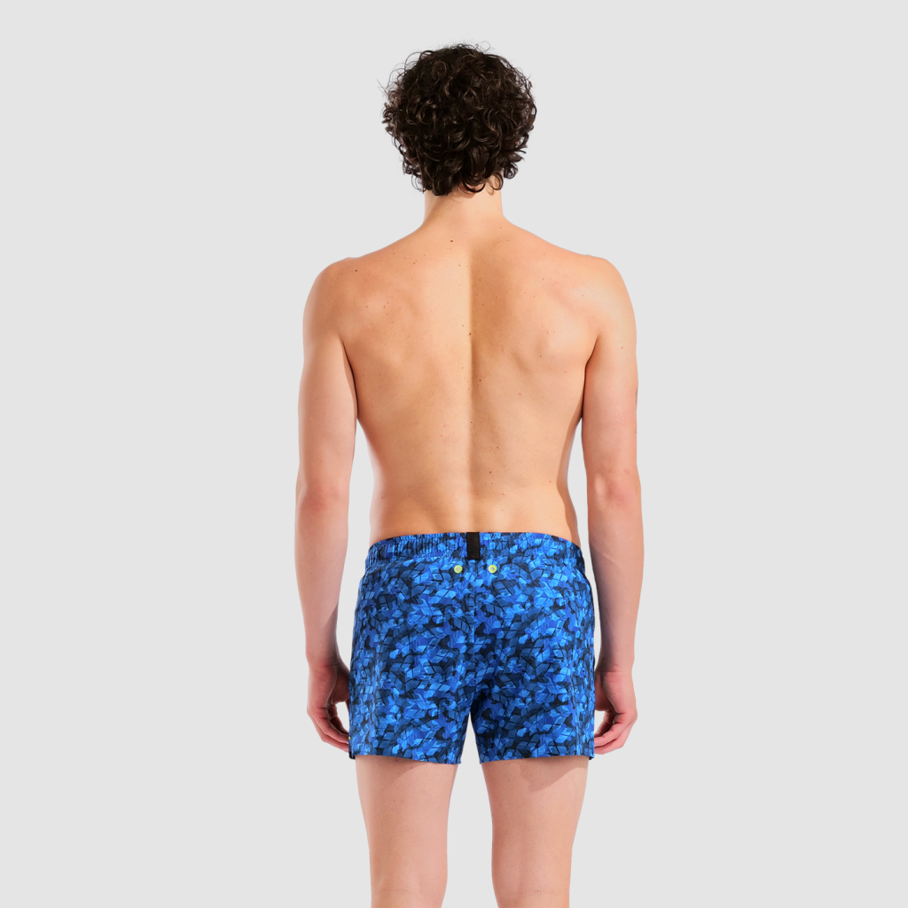 Arena M Arena Evo Beach X-Short Allover Beach Short in BLAU