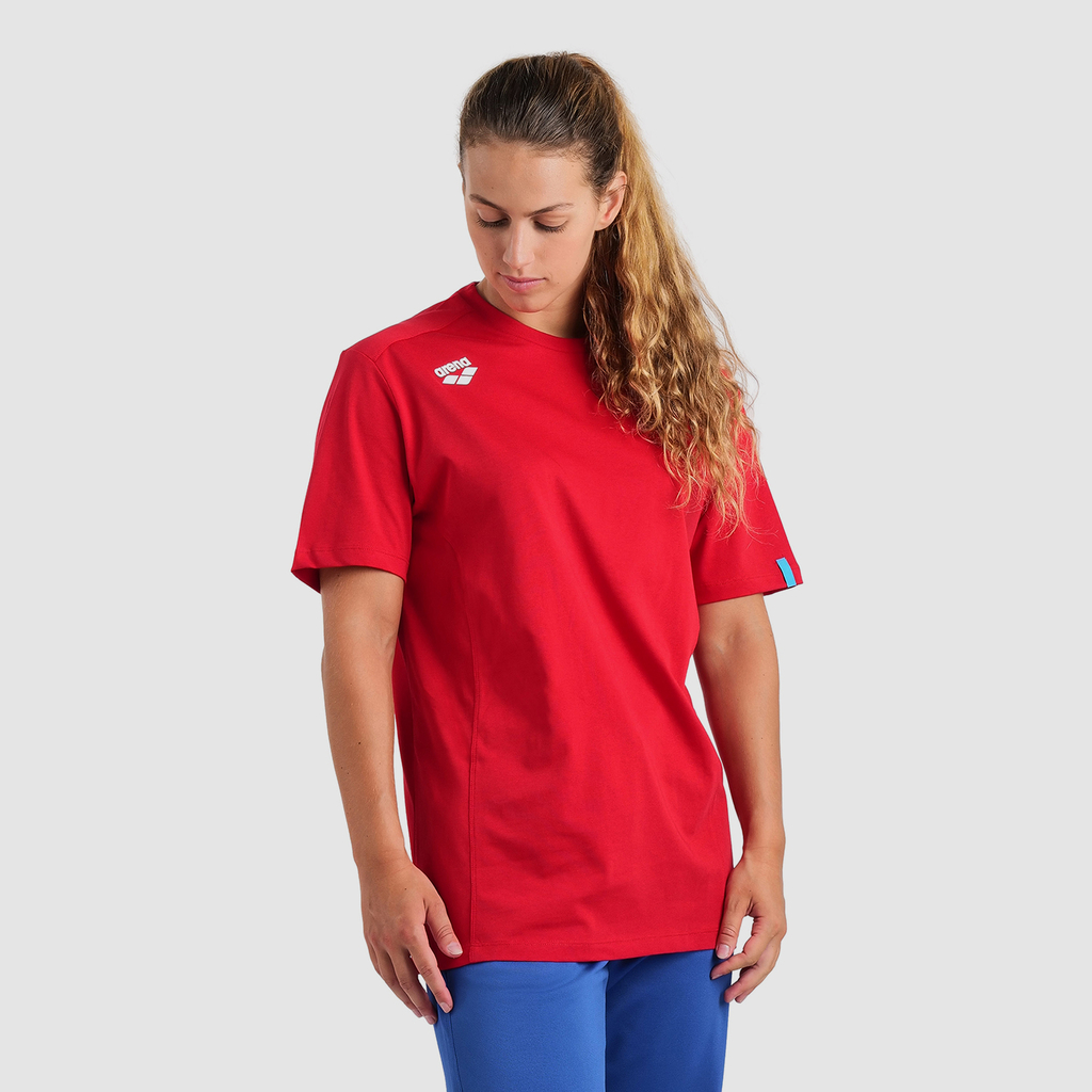 Arena Team T-Shirt Panel in ROT