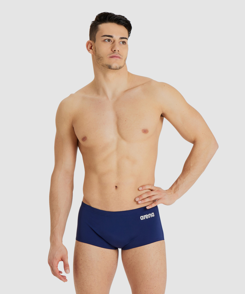 Team Swim Low Waist Short Solid navy/white model_bild_brandshop