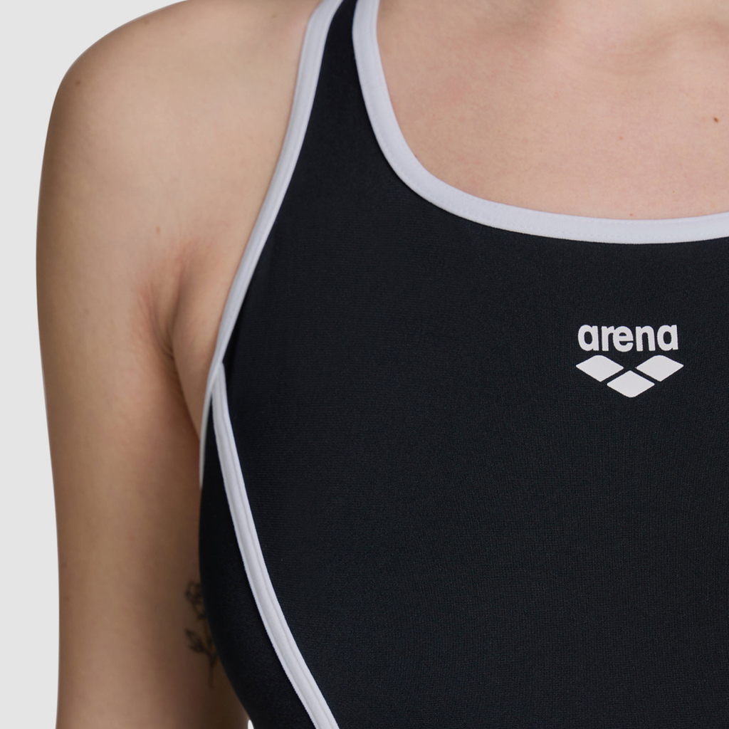 Arena Arena Pro_File Swimsuit V Back Badeanzug in SCHWARZ