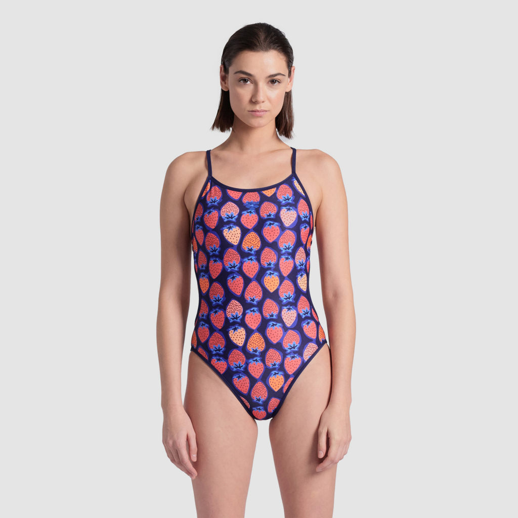 Arena W Arena Reversible Swimsuit Challenge Back Badeanzug in MEHRFARBIG