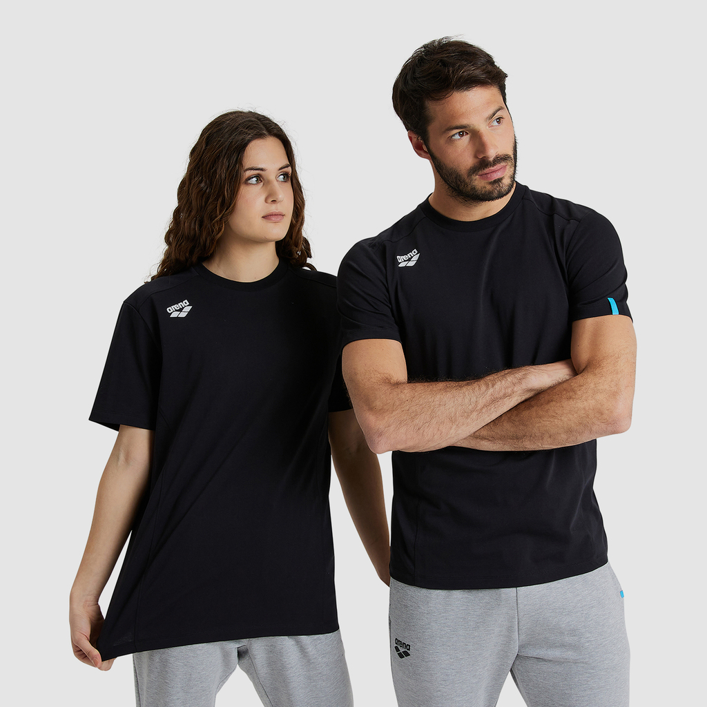 Arena Team T-Shirt Panel in SCHWARZ