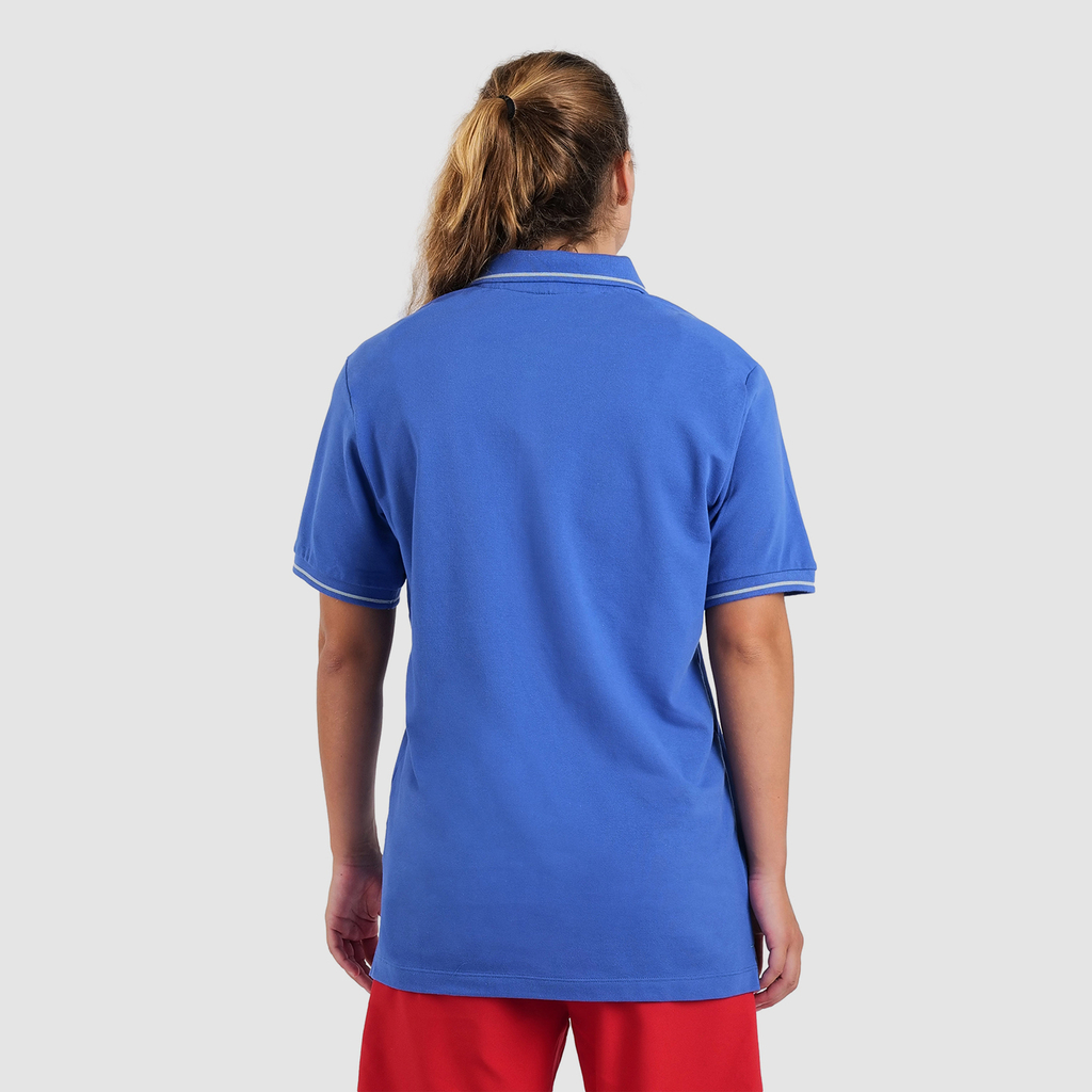 Arena Team Poloshirt Solid Cotton in BLAU