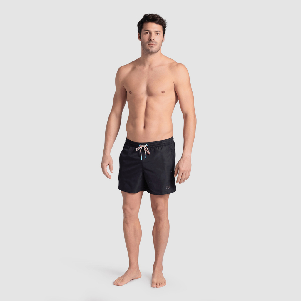 Arena M Arena Pro_File Beach Short Logo Beach Short in SCHWARZ