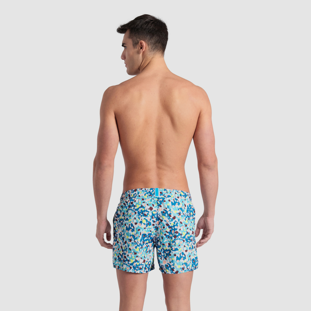 M Beach Short Allover Beach Short water/white multi rueckseite_bild_brandshop