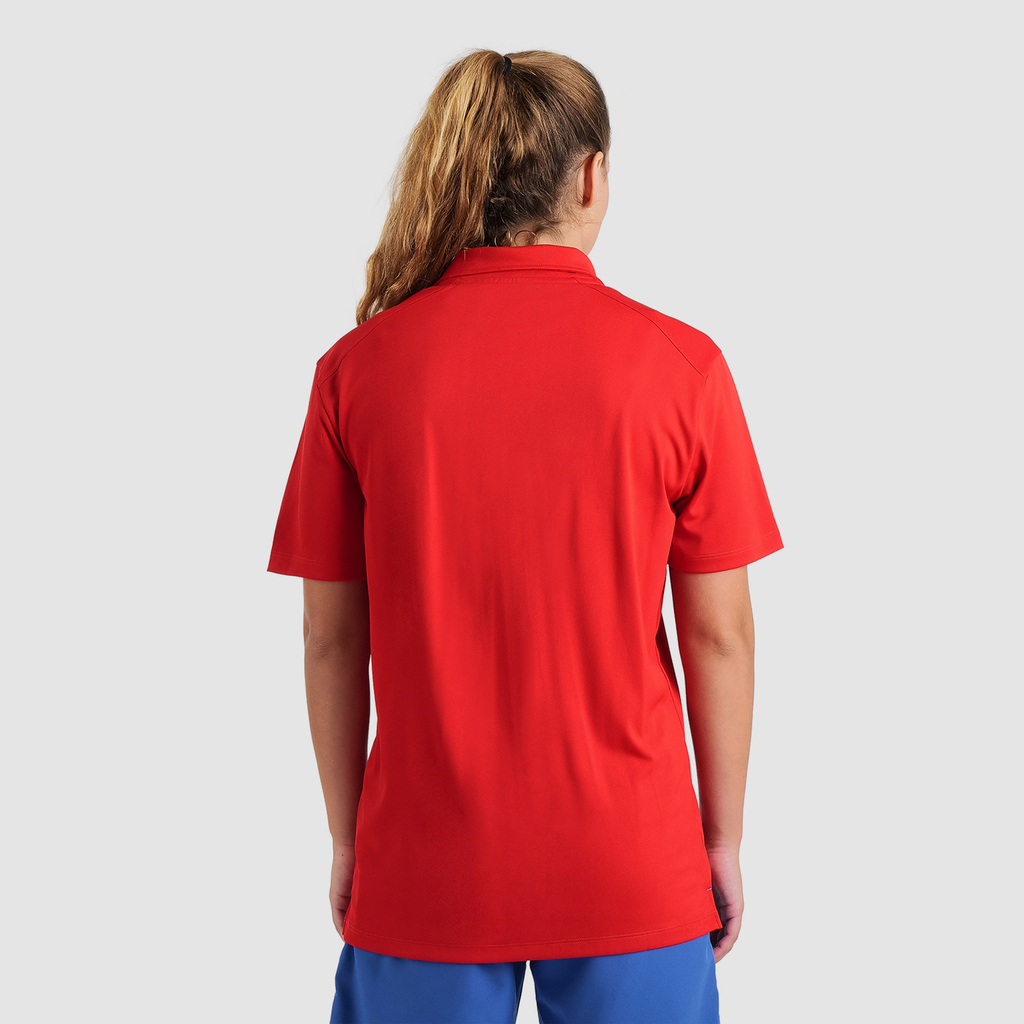 Arena Team Poloshirt Solid in ROT