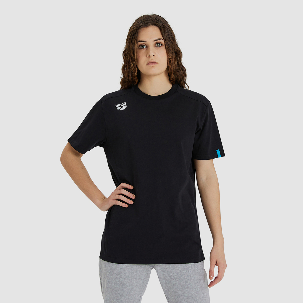 Arena Team T-Shirt Panel in SCHWARZ