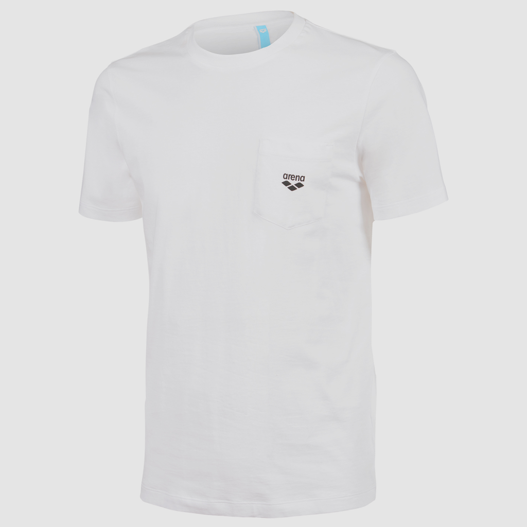 Arena M Arena Graphic Pocket T-Shirt T-Shirt in WEISS