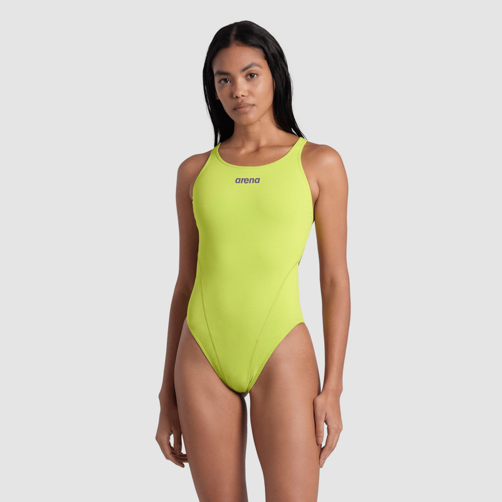 Arena Team Swimsuit Swim Tech Solid Badeanzug in GELB