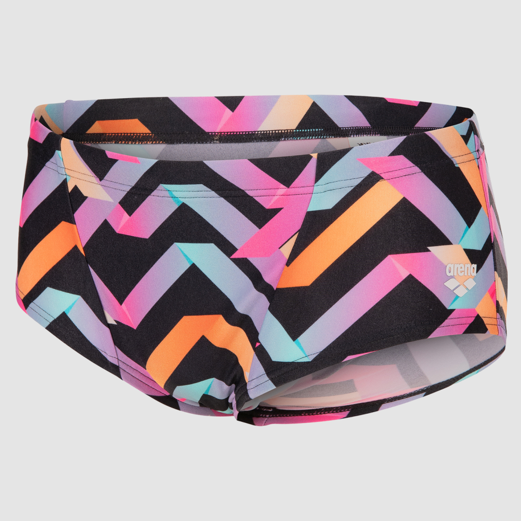 Arena M Arena Texture Swim Low Waist Short Swim Low Waist Short in SCHWARZ