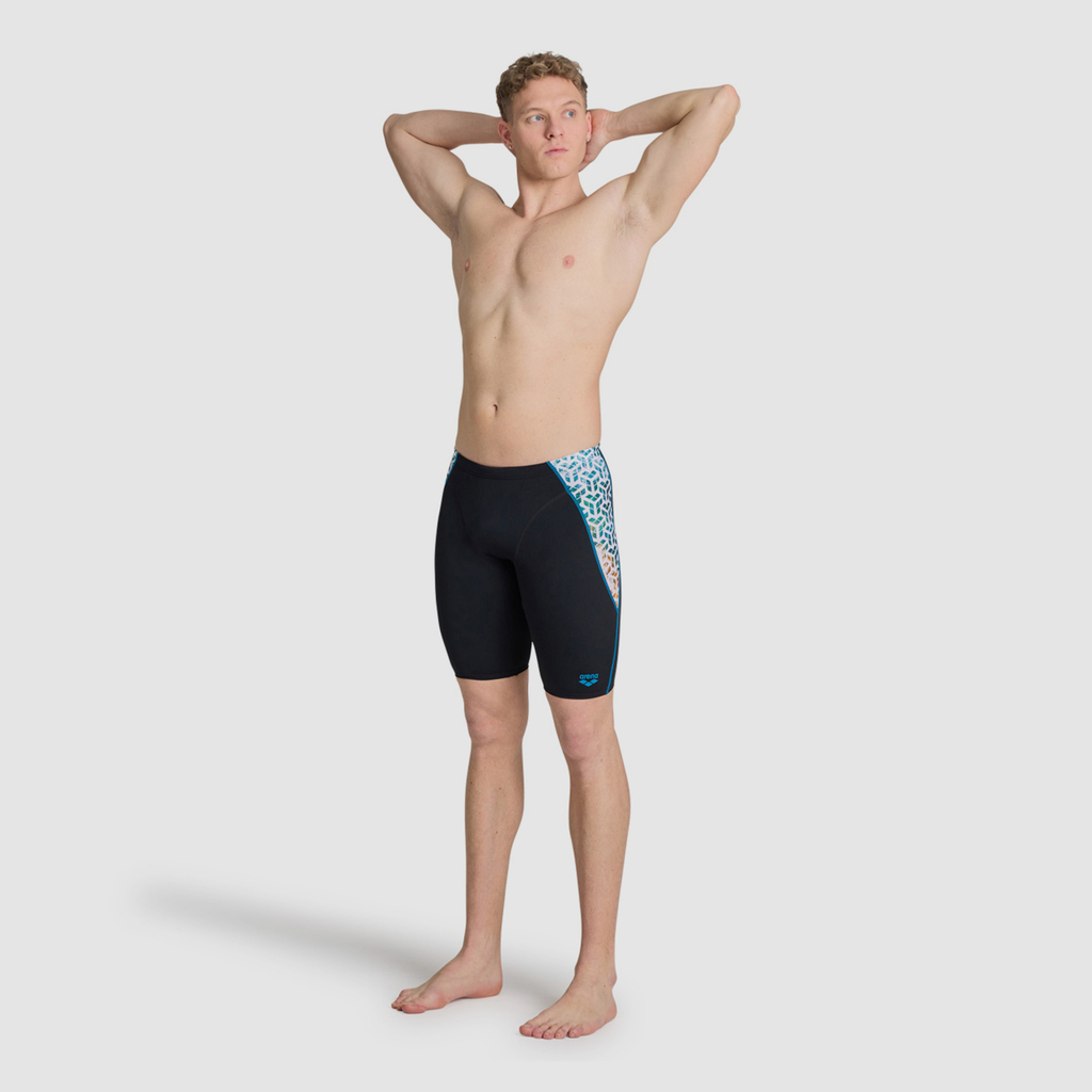 Arena Arena Planet Water Swim Jammer in SCHWARZ