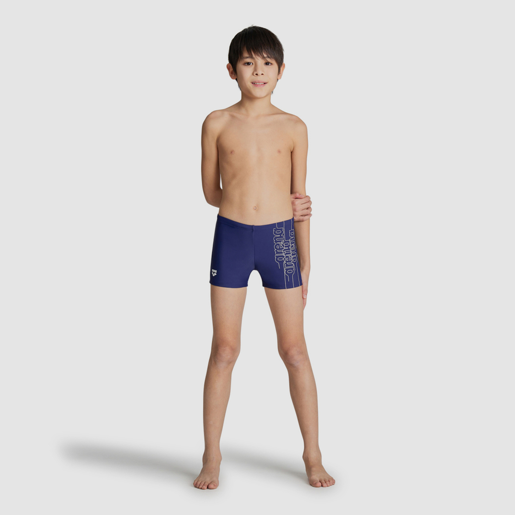 Arena B Swim Short Graphic Swim Short in BLAU