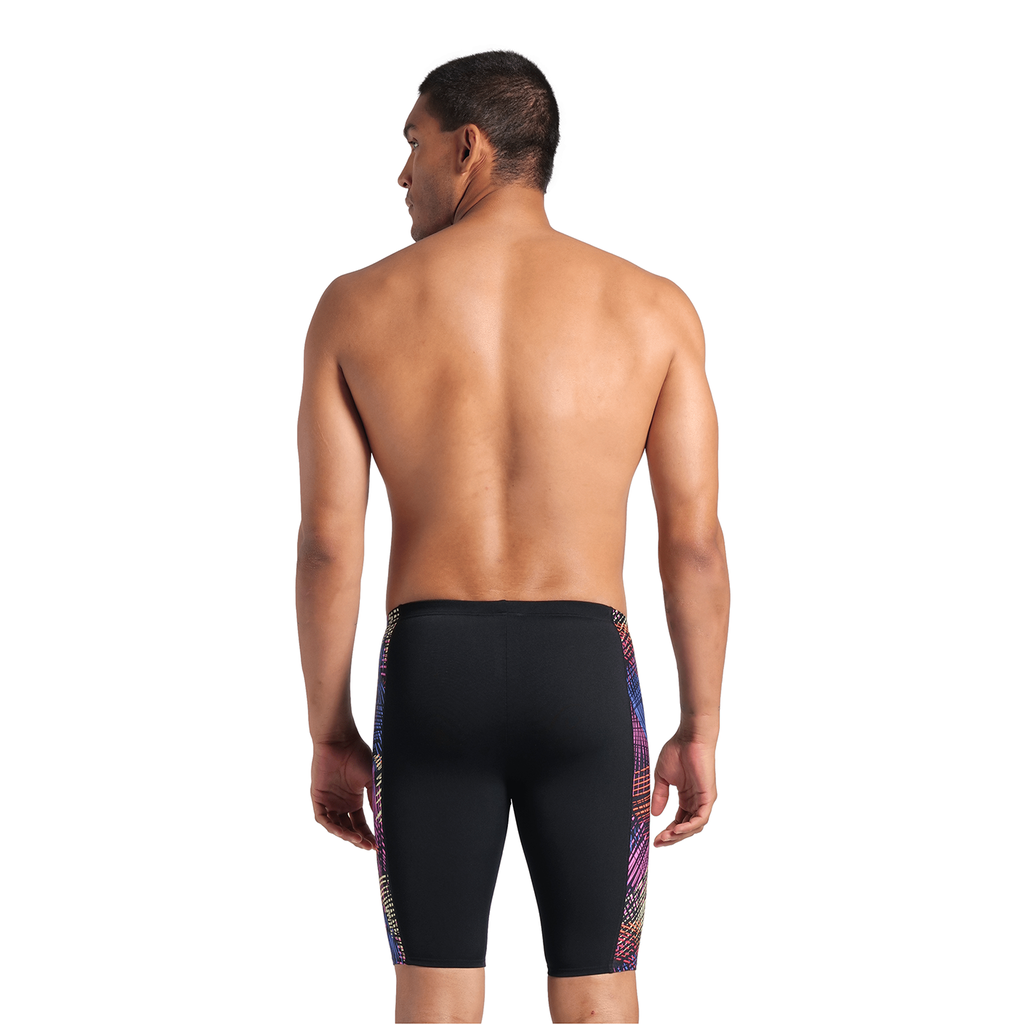 M Arena Energy Swim Jammer Wettkampfjammer black/black multi model_bild_back_brandshop