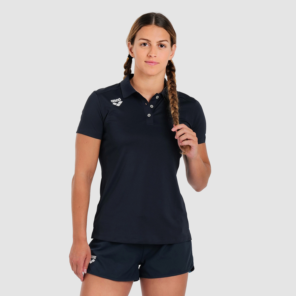 Team Poloshirt Solid navy model_bild_brandshop