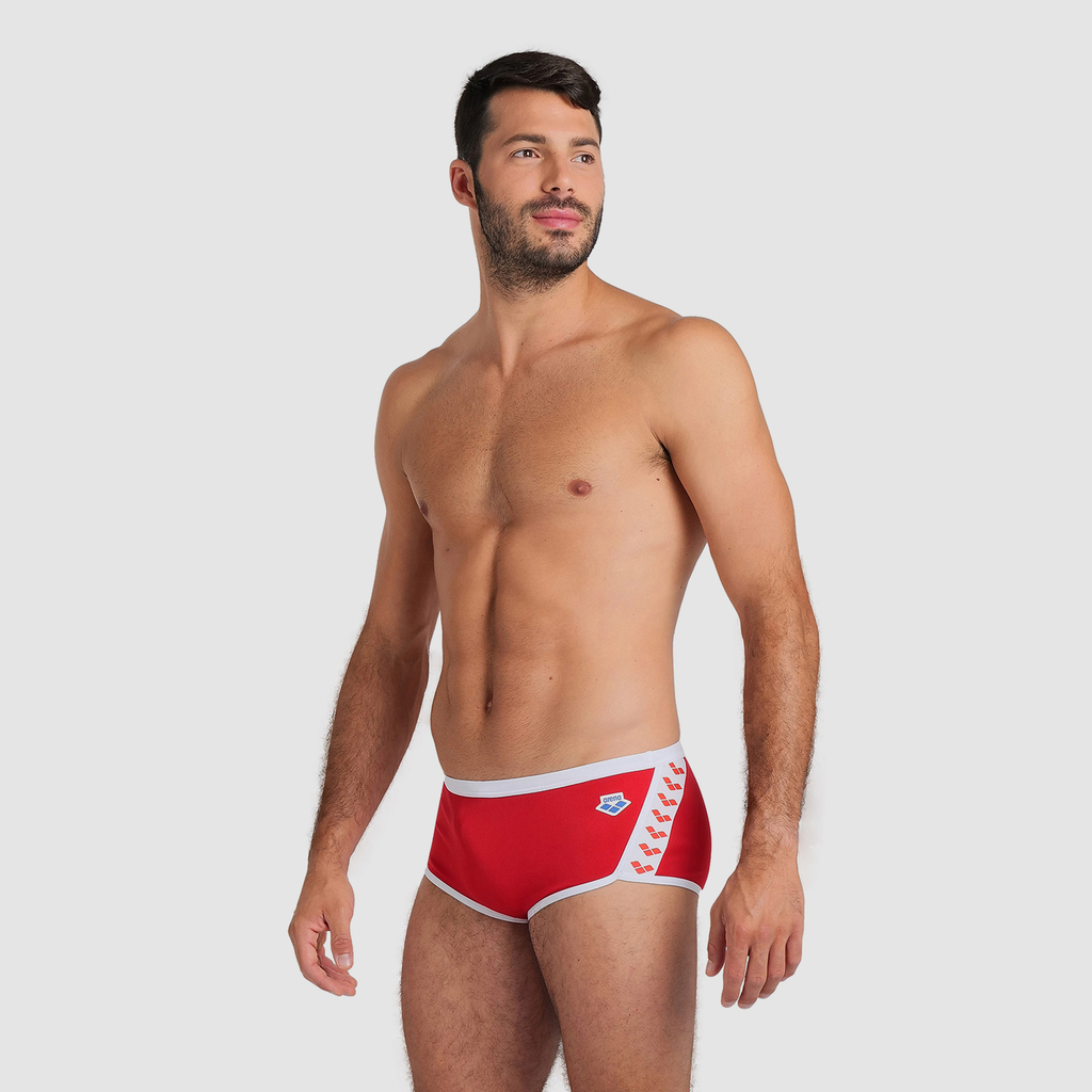 Arena Icons Swim Low Waist Short Solid red/white Hauptbild_brandshop