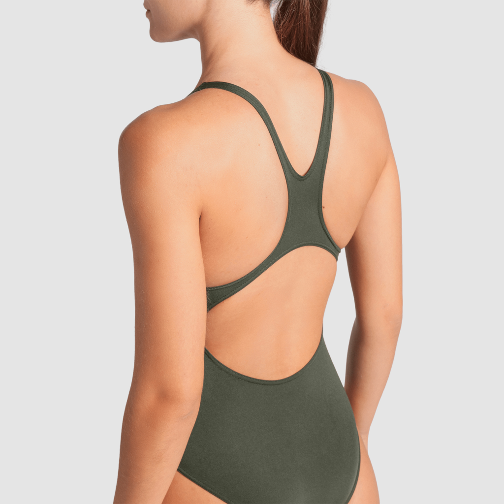 Arena Team Swimsuit Swim Pro Solid Badeanzug in GRÜN