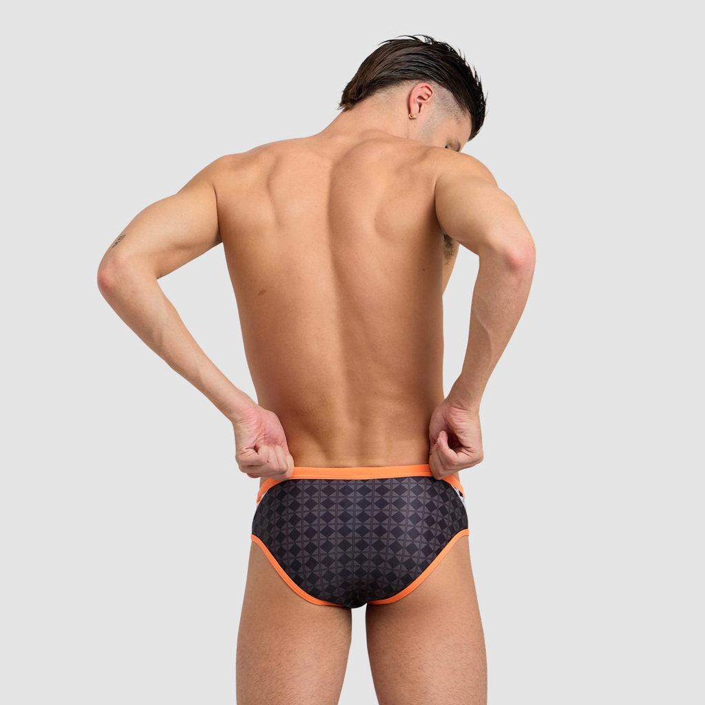 Arena 50th Swim Briefs Swim Slip black multi/nespola rueckseite_bild_brandshop