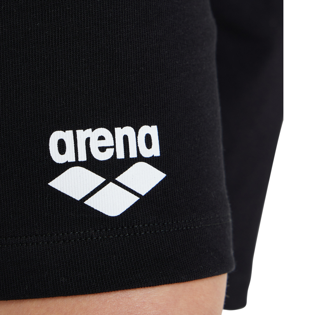 Arena Bermuda Solid Shorts in SCHWARZ