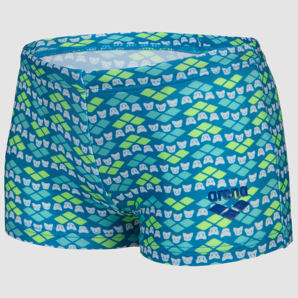 Kids B Arena Friends Swim Short Allover soft green multi Hauptbild_brandshop