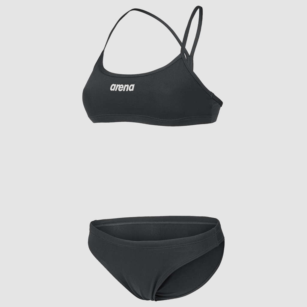 Arena W Arena Bikini Bandeau Solid Bikini Set in GRÜN