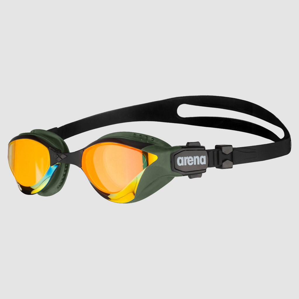 Cobra Tri Swipe Mirror Schwimmbrille yellow copper/army Hauptbild_brandshop