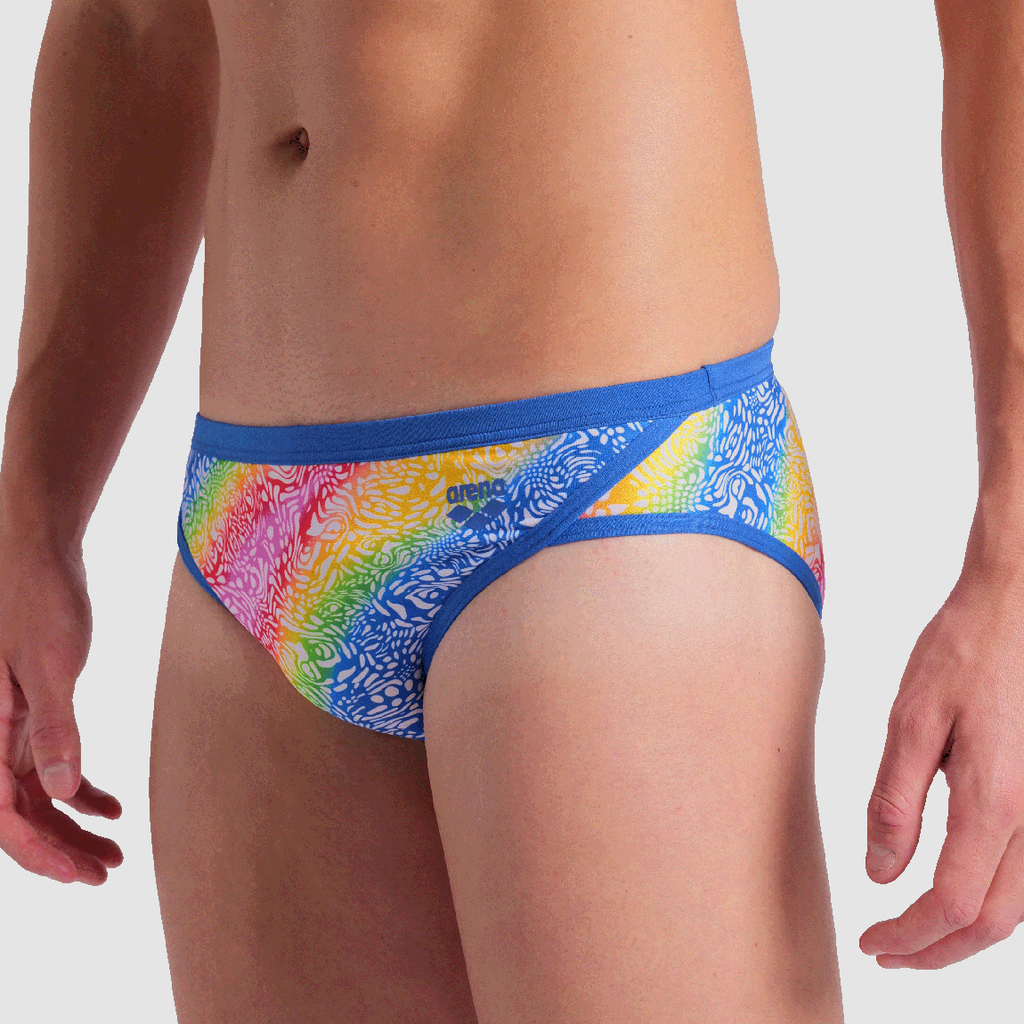 Arena M Arena Swim Briefs Printed Swim Slip in MEHRFARBIG