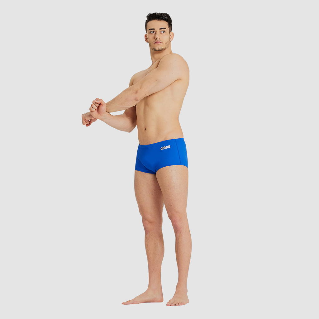 Arena Team Swim Low Waist Short Solid in BLAU