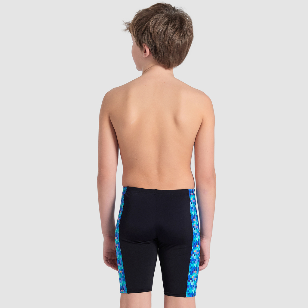 B Arena Pooltiles Swim Jammer Swim Jammer black/blue multi rueckseite_bild_brandshop