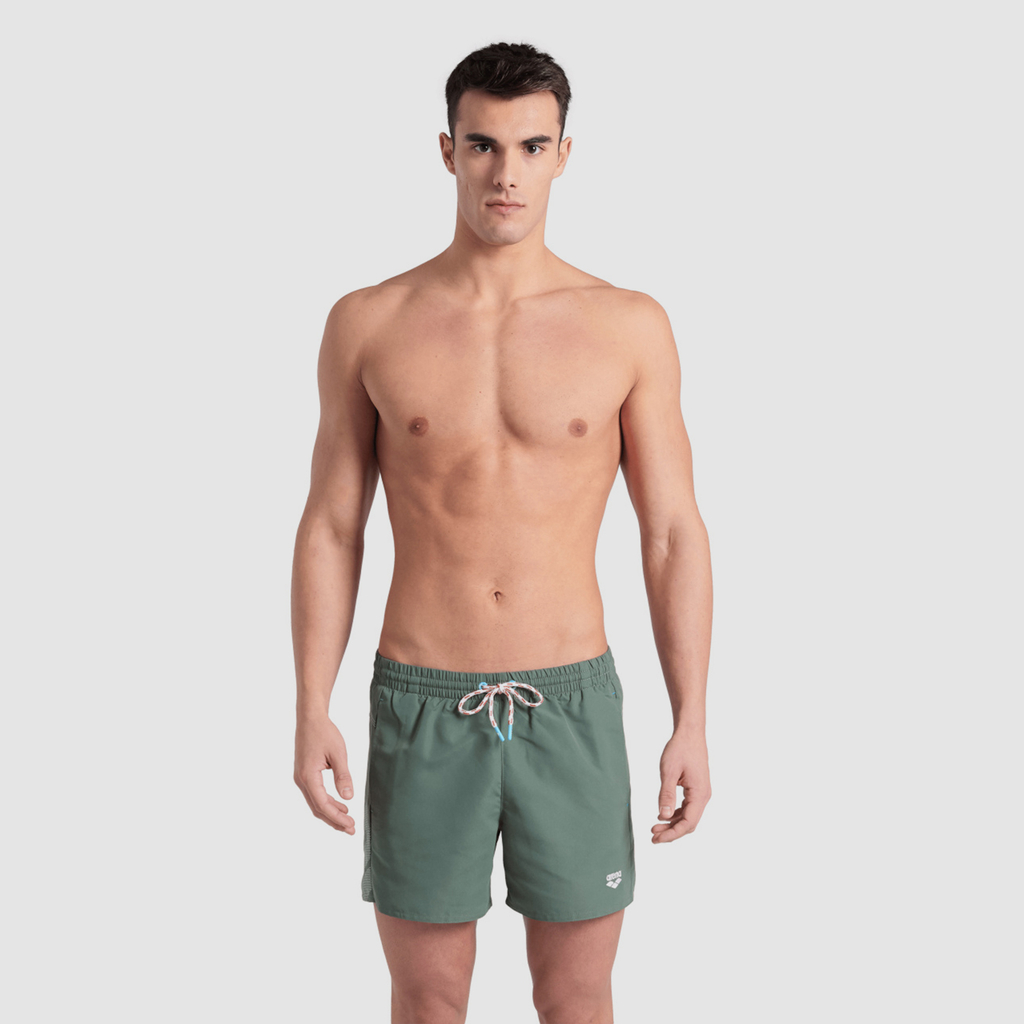 M Arena Pro_File Beach Short Logo Beach Short sage/white Hauptbild_brandshop