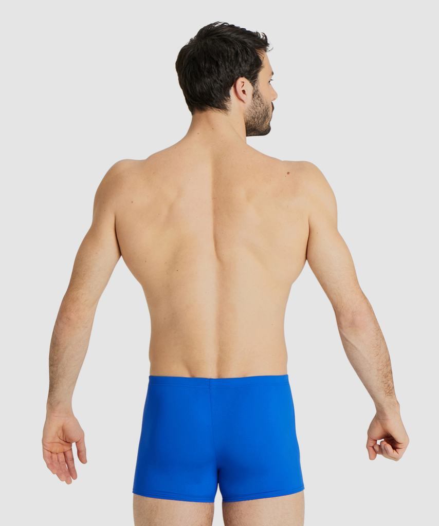 Team Swim Short Solid royal/white model_bild_back_brandshop